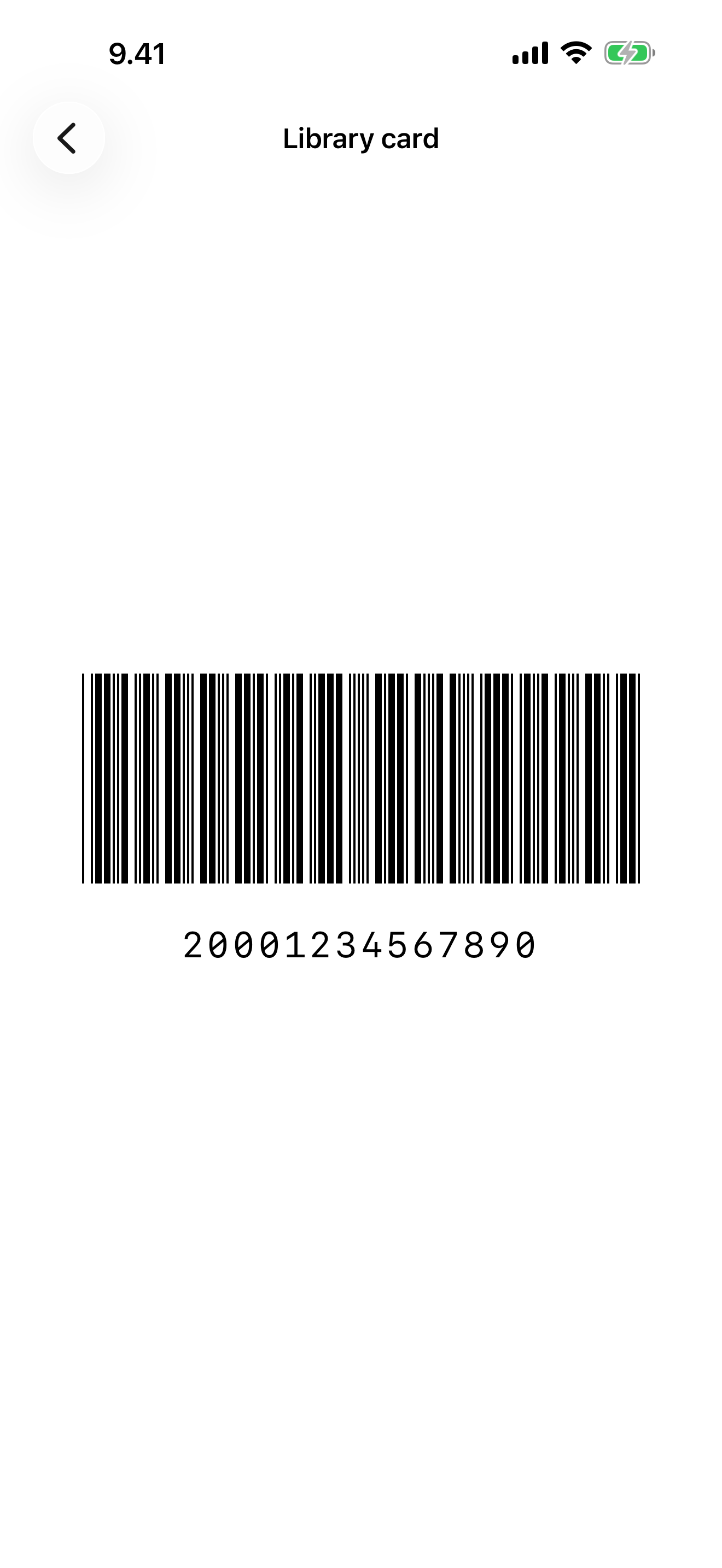 Library card